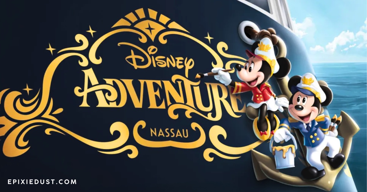 Disney Adventure hull artwork