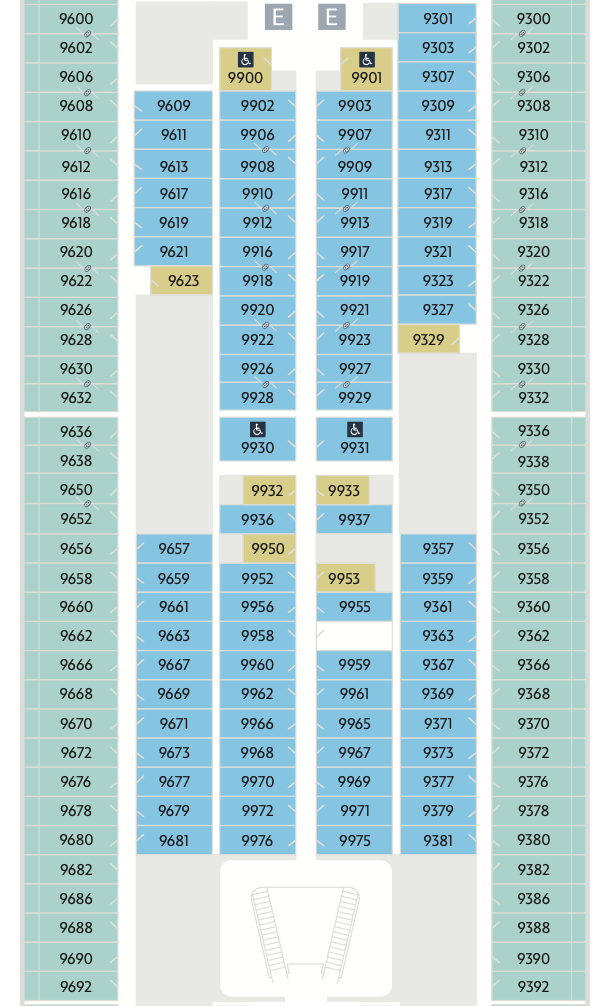 Deck 9 Midship plan